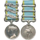 MILITARY MEDALS, Campaign Medals & Groups, CRIMEA MEDAL, 1854-1856, 3 clasps, Alma, Inkermann,