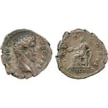 THE COLLECTION OF A CLASSICIST, ANCIENT COINS, Aelius (Caesar, AD 136-138), Silver Denarius,