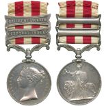 MILITARY MEDALS, Campaign Medals & Groups, INDIAN MUTINY MEDAL, 1857-1858, 2 clasps, Central