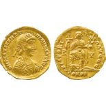 THE ALFRED FRANKLIN COLLECTION OF ANCIENT COINS, ROMAN GOLD, Valentinian III (AD 425-455), Gold