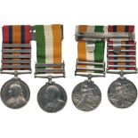 MILITARY MEDALS, Campaign Medals & Groups, A Boer War Pair awarded to Corl. P. Nixon, Queen’s