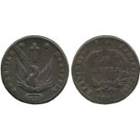 WORLD COINS, Greece, John Capodistrias (1827-1831), 10-Lepta, 1831, phoenix, rev value, one year