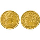 THE ALFRED FRANKLIN COLLECTION OF ANCIENT COINS, ROMAN GOLD, Constans (AD 337-350), Gold Solidus,