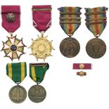 MILITARY MEDALS, Foreign Medals, USA, LEGION OF MERIT OFFICER CLASS, un-named as issued, three piece