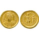 THE ALFRED FRANKLIN COLLECTION OF ANCIENT COINS, ROMAN GOLD, Theodosius II (AD 402-450), Gold