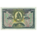 BANKNOTES, 紙鈔, CHINA - FOREIGN BANKS, 中國 - 外國銀行, Netherlands Trading Society 上海和蘭銀行: Specimen $5, ND