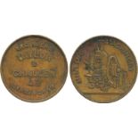 COINS. 錢幣, CHINA – MEDALS, 中國 - 紀念章, Bronze Advertising Medal, ND (c. late 19th Century), Obv “