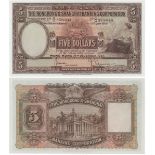 BANKNOTES, 紙鈔, CHINA - HONG KONG, 中國 - 香港, Hongkong & Shanghai Banking Corporation 香港上海匯豐銀行: $5,