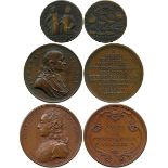 COMMEMORATIVE MEDALS, BRITISH HISTORICAL MEDALS, Earl of Chesterfield, Philip Stanhope, 1743, Copper