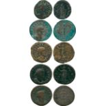 ANCIENT COINS, ROMANO-BRITISH COINS, Allectus (AD 293-296), Æ Antoniniani (5), mint of Londinium,