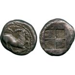 ANCIENT COINS, GREEK COINS, Aegean Islands, The Cyclades, Paros (c.485-480 BC), Silver Drachm,