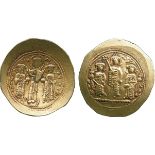 ANCIENT COINS, BYZANTINE COINS, Romanus IV (AD 1068-1071), Gold Histamenon Nomisma, Christ standing,