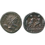 ANCIENT COINS, ROMAN COINS, L. Calpurnius Piso Caesoninus and Q. Servilius Caepio (100 BC), Silver