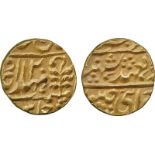 WORLD COINS, India, Princely States, Jaipur, Gold Mohur, in the names of George VI and Man Singh II,