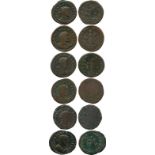 ANCIENT COINS, ROMANO-BRITISH COINS, Allectus (AD 293-296), Æ Antoniniani (6), mint of Londinium,