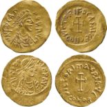 ANCIENT COINS, BYZANTINE COINS, Focas (AD 602-610), Gold Tremissis, diademed, draped and cuirassed