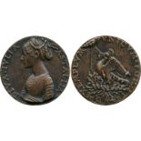COMMEMORATIVE MEDALS, WORLD MEDALS, Italy, Giulia Astallia, Cast Bronze Medal, by Pier Jacopo di