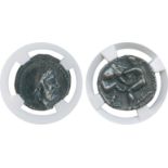 ANCIENT COINS, GREEK COINS, Kingdom of Paeonia, Lykkeios (356-335 BC), Silver Tetradrachm,