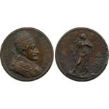 COMMEMORATIVE MEDALS, WORLD MEDALS, Italy, Papal Medals, Innocent XI (1676-1689), Copper Annual