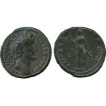 ANCIENT COINS, ROMAN COINS, Antoninus Pius (AD 138-161), Æ As, struck AD 143-4, ANTONINVS AVG PIVS P