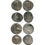 ANCIENT COINS, ROMAN COINS, Republican Silver Denarii (4), mid 1st Century BC issues, including