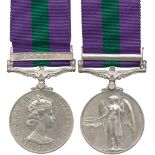 ORDERS, DECORATIONS AND MILITARY MEDALS, Single British Campaign Medals, General Service Medal