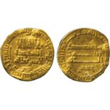 WORLD COINS, Islamic, Abbasid, temp. Harun al-Rashid, Gold Dinar, (Misr) 184h, citing Ja’far, 3.