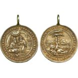 COMMEMORATIVE MEDALS, WORLD MEDALS, Germany, Bohemia, Gilt-silver Medal, 1550, by Nickel Milicz,