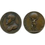COMMEMORATIVE MEDALS, WORLD MEDALS, Spain, Philip II (1556-1598), Cast Bronze Medal, 1557, by
