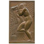 COMMEMORATIVE MEDALS, ART MEDALS, Art Deco, André Henri Lavrillier (1885-1958), Léda et le Cygne,