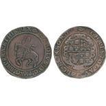 BRITISH COINS, Charles I, Silver Crown, Tower Mint under Parliament, type 4, King on horseback