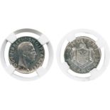 WORLD COINS, Albania, Amet Zogu, Silver Pattern Franga Ari, 1935 R (Rome), head right, rev arms on