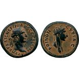 ANCIENT COINS, ROMAN COINS, Trajan (AD 98-117), Æ Hexachalkon, mint of Rome for circulation in