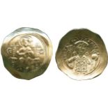 ANCIENT COINS, BYZANTINE COINS, Michael VII Ducas (AD 1071-1078), Gold Histamenon Nomisma, Christ