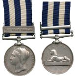 ORDERS, DECORATIONS AND MILITARY MEDALS, Single British Campaign Medals, Egypt Medal 1882-89, one