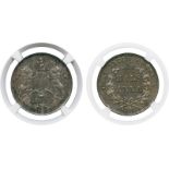 WORLD COINS, India, British India, Silver Pattern ½-Anna, 1835, off-metal strike in silver, rev EAST