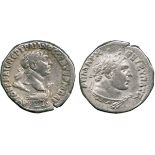 ANCIENT COINS, ROMAN COINS, Trajan (AD 98-117), Silver Tetradrachm, minted at Antioch, laureate head