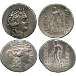 ANCIENT COINS, GREEK COINS, Thrace, Maroneia (c.146-45 BC), Silver Tetradrachm, head of young