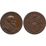 COMMEMORATIVE MEDALS, WORLD MEDALS, Italy, Papal Medals, Paul III (1534-1549), Bronze Medal, by