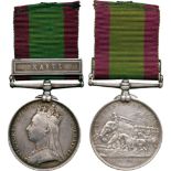 ORDERS, DECORATIONS AND MILITARY MEDALS, Single British Campaign Medals, Afghanistan Medal, 1878-80,
