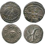 BRITISH COINS, Early Anglo-Saxon, Secondary Phase, c.710-760, Sceatta, series J, busts vis-à-vis,