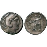 ANCIENT COINS, GREEK COINS, Kingdom of Macedon, Alexander III, The Great (336-323 BC), Silver