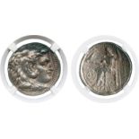 ANCIENT COINS, GREEK COINS, Kingdom of Macedon, Alexander III, The Great (336-323 BC), Silver