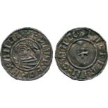 BRITISH COINS, Aethelred II, Silver Penny, Last Small Cross type (1009-1017), Lincoln mint,