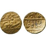 WORLD COINS, India, Princely States, Jaipur, Gold Mohur, in the name of Shah Alam II, Sawai