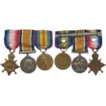 ORDERS, DECORATIONS AND MILITARY MEDALS, Campaign Groups and Pairs, A Great War Trio awarded to