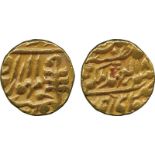 WORLD COINS, India, Princely States, Jaipur, Gold Mohur, in the names of Victoria Madho Singh, (