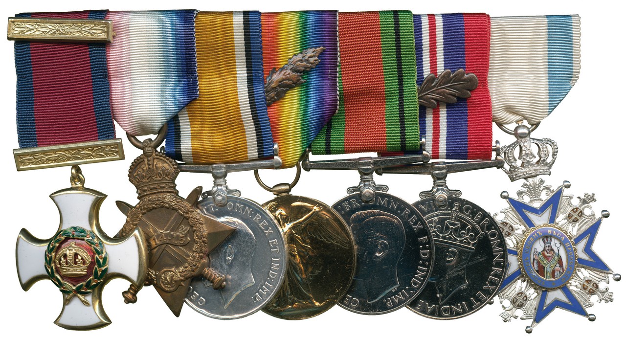 ORDERS, DECORATIONS AND MILITARY MEDALS, Gallantry Groups, The Great War Distinguished Service Order