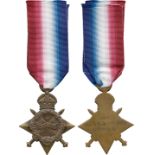ORDERS, DECORATIONS AND MILITARY MEDALS, Single British Campaign Medals, 1914-15 Star June 1916