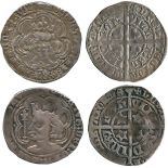 BRITISH COINS, Scotland, Robert II (1371-1390), Silver Groat, Edinburgh, crowned bust left with